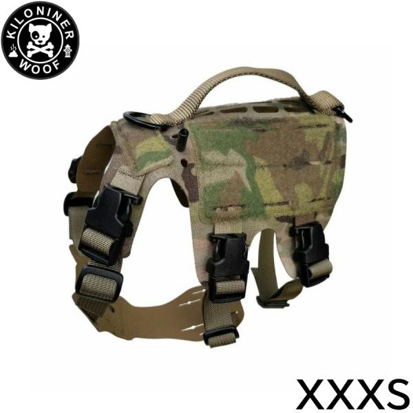 キロナイナー M5ライトハーネス Multicam 胴輪 ワッペンでカスタマイズ可