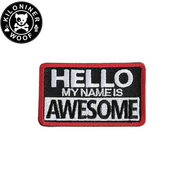 キロナイナー カスタマイズ用パッチ Hello awesome Patch ワッペン