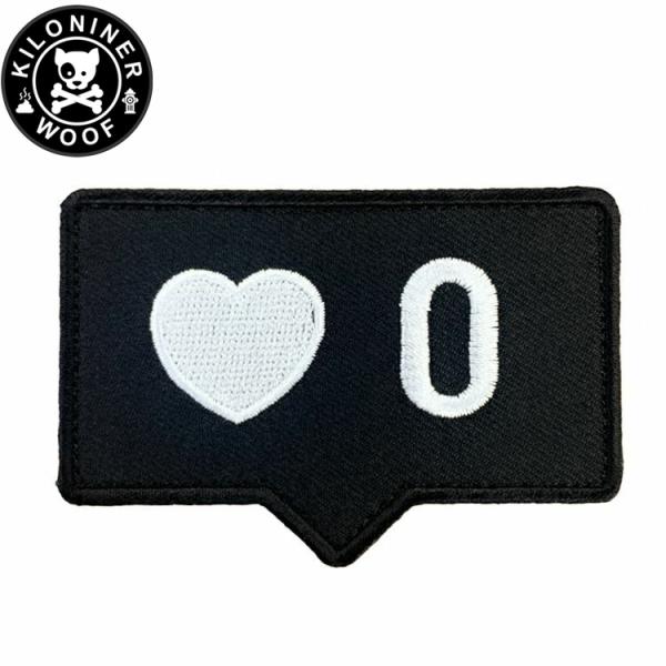 キロナイナー カスタマイズ用パッチ Heart-0 Patch ワッペン