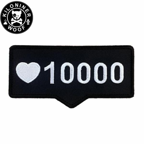 キロナイナー カスタマイズ用パッチ Heart-10000 Patch ワッペン
