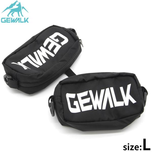 ジウォーク GEWALK サドルバッグ エコ L ブラック