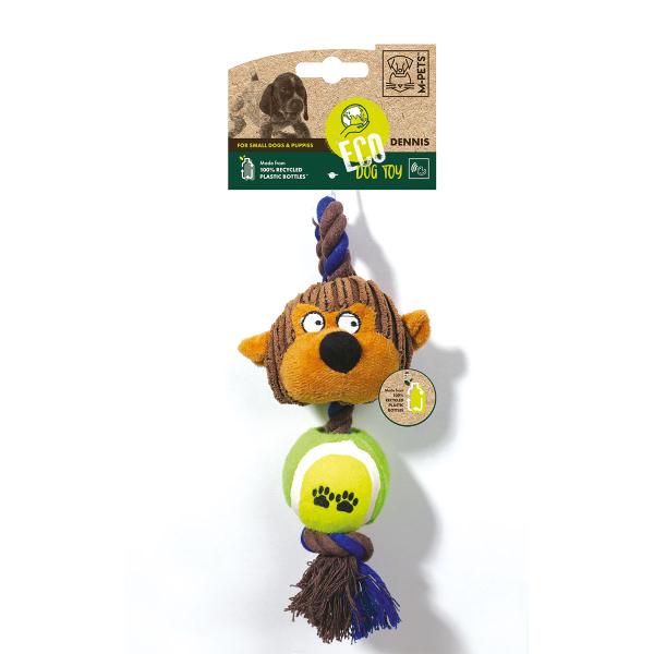 -PETS エムペッツ ECOドッグボールトイ サルのデニス