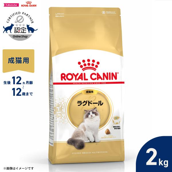 ロイヤルカナン 猫 キャットフード ラグドール専用フード 成猫用 2kg