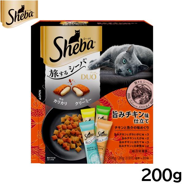 シーバ デュオ 猫 キャットフード 200g×10袋　合計34箱 旅するシーバ Amazon.co.jp: シーバ デュオ 成猫用 贅沢シーフード味セレクション