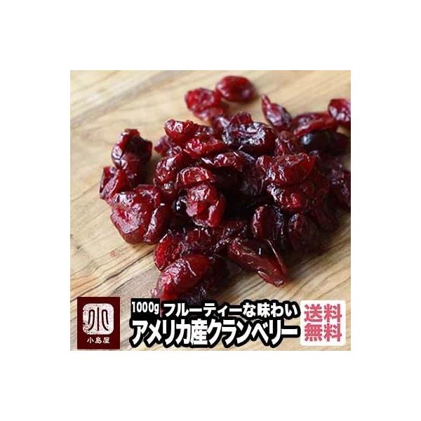  小島屋  保存料不使用 ドライクランベリー 1kg アメリカ産 クランベリー ドライフルーツ