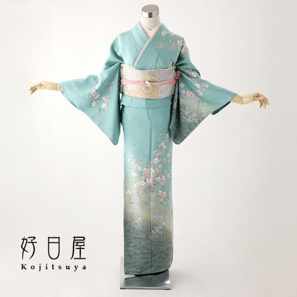 訪問着レンタルフルセット正絹着物結婚式卒業式入学式七五三身長153 168cm H 119 Buyee 日本代购平台 产品购物网站大全 Buyee一站式代购bot Online