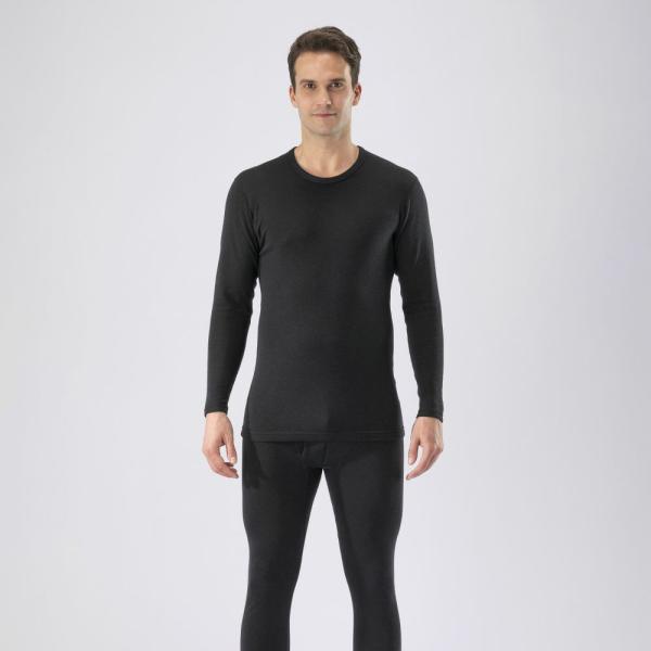 【アウトレット】MIZUNO ミズノ ［発熱素材］ ブレスサーモアンダーウエア 厚手ウール for 極寒 クルーネック長袖シャツ ［メンズ］ / C2JAA601 09