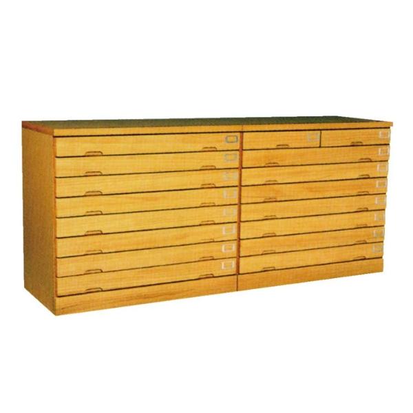 総抽斗法衣箪笥（16段 並列自在型）和モダン収納家具