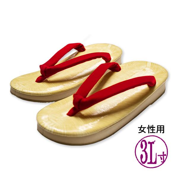 巫女様や、お祭りに参加される女性用の実用履きとして最もポピュラーな赤鼻緒の草履。昔から全国の神社様に愛用され続けている定番商品です。裏底はサンド底(刻みのあるアウトソールを発泡スポンジに貼り合わせたもの)で、軽量かつクッション性に富んでいる...