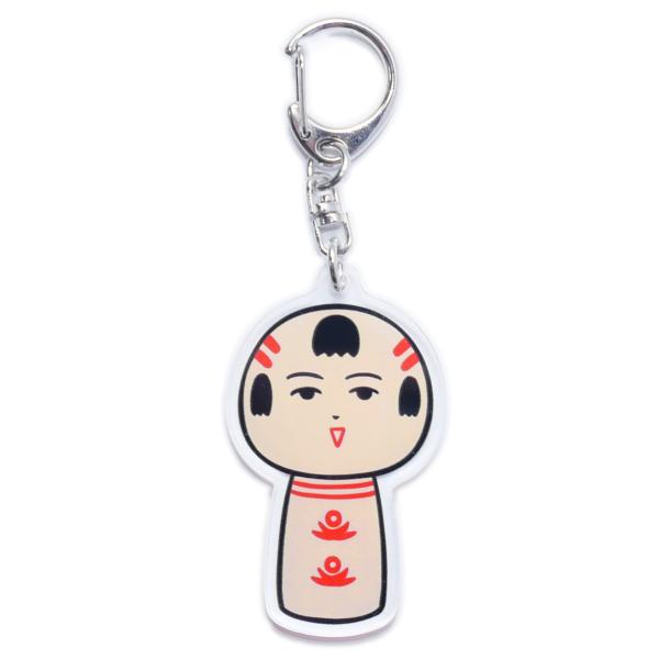 仙台弁こけし アクリルキーホルダー なるこっつぁん / アクキー 宮城