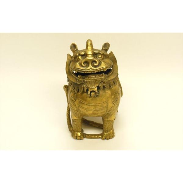 ヒキュウ 貔貅 銅製置物 風水開運 偏財運・ギャンブル・金運上昇