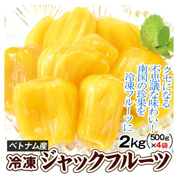 冷凍ジャックフルーツ 2kg ベトナム産 500g×4袋 パラミツ 波羅蜜