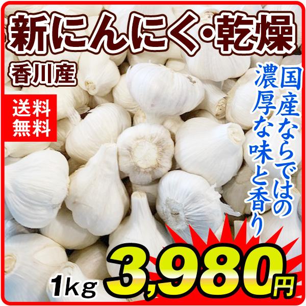 にんにく 香川産 ご家庭用 新にんにく 乾燥 1kg 送料無料 規格外 F464 花と緑 国華園 通販 Yahoo ショッピング