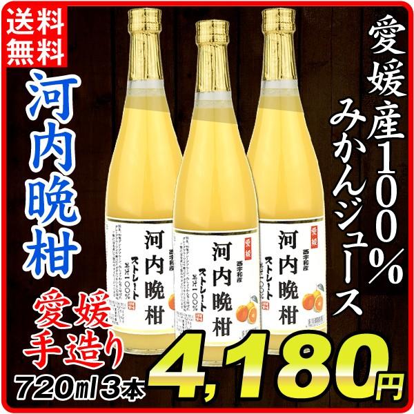みかんジュース 河内晩柑 果汁100 愛媛産 7ml 3本 1組 かわちばんかん 蜜柑 みかん ストレート果汁 手造り ギフト 飲料 国華園 F 花と緑 国華園 通販 Yahoo ショッピング