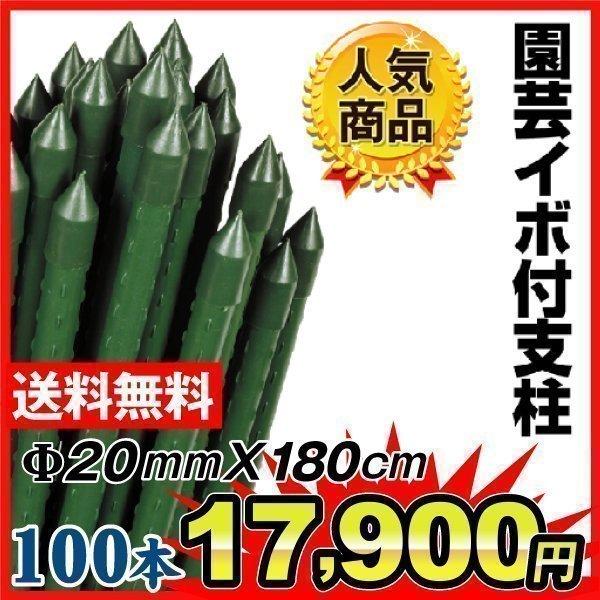 園芸支柱 支柱 農業用支柱 Fmm 180cm 100本1組 鋼管製 イボ竹 トマト栽培 ナス栽培 国華園 S 花と緑 国華園 通販 Yahoo ショッピング