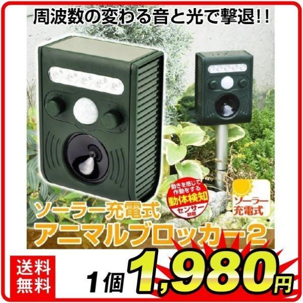 獣害対策 動物よけ 猫除け ネコよけ ソーラーアニマルブロッカー2 1個 超音波 光 太陽電池 動体検知 防犯 防水 防鳥 退治 駆除 害獣 国華園 S 花と緑 国華園 通販 Yahoo ショッピング