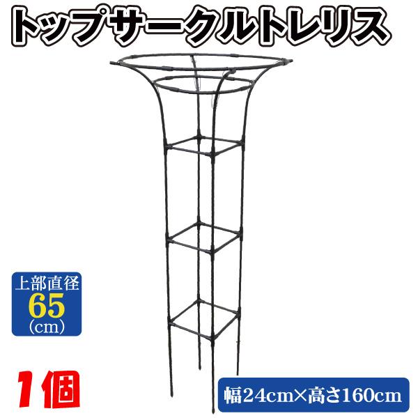 国華園 即納 オベリスク トレリス 支柱 トップサークルトレリス 1個 つる性 観葉植物 誘引 家庭菜園 ガーデニング 農業 園芸