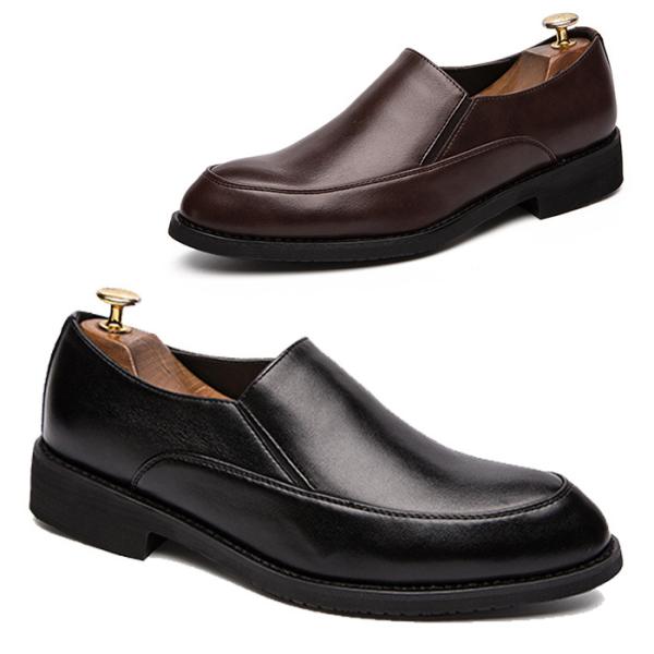 ローファー スリッポン カジュアルシューズ シークレットシューズ ブラック ブラウン 送料無料 4.5ｃｍ身長ＵＰ メンズ