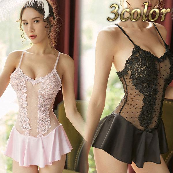 ベビードール ランジェリー かわいい キュート セクシー下着 Sexyランジェリー スリップ レース ミニ丈 Sexylingerie 送料無料 メール便 Bx Lg J12 Kokoa 通販 Yahoo ショッピング