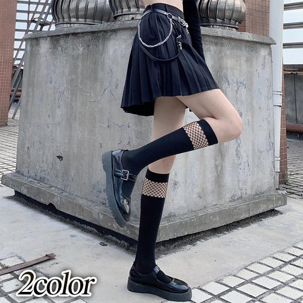 ソックス 靴下 ハイソックス レディース メッシュ 網タイツ風 ゴスロリ ロリータ ブラック 送料無料 メール便 :bx-soc-j11:kokoa 通販 送料込★ソックス 靴下 おしゃれ ストリート メンズ レディース ブラック