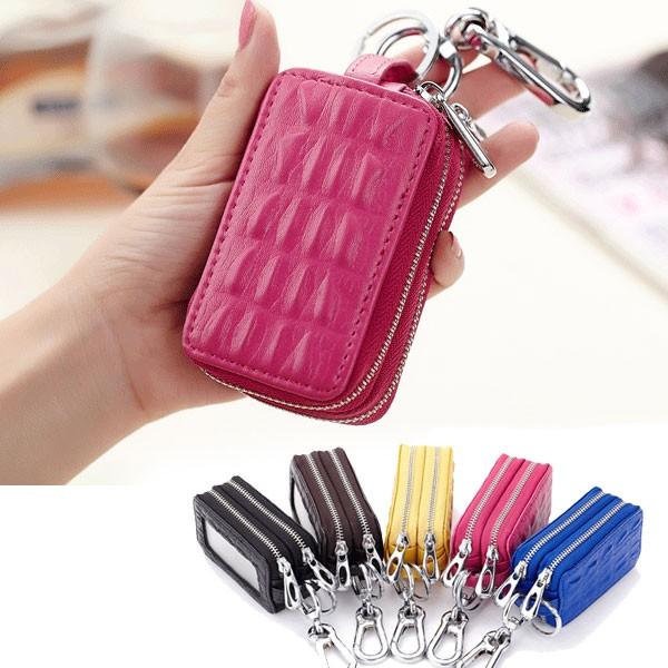 キーケース スマートキー メンズ レディース ダブルファスナーメッシュ クロコ型押し 本革 人気 男女兼用 Ch Key3003 Zx Kokoa 通販 Yahoo ショッピング