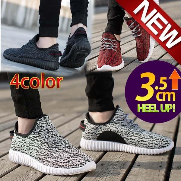 アッパーニットスニーカー スニーカー メンズファッション 疲れ フィット ウォーキング 軽量 3 5cm 身長up Ch Knit03 J P05 Kokoa 通販 Yahoo ショッピング