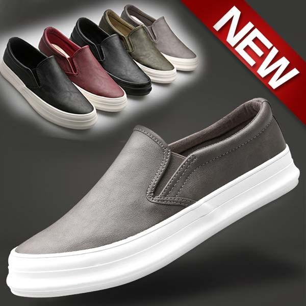 身長4cmup 送料無料 履きやすい 紐なし スニーカー レザー 新作 春 夏 秋 冬 ブラック レッド グレー グリーン Ch Sp2502 Jj Kokoa 通販 Yahoo ショッピング