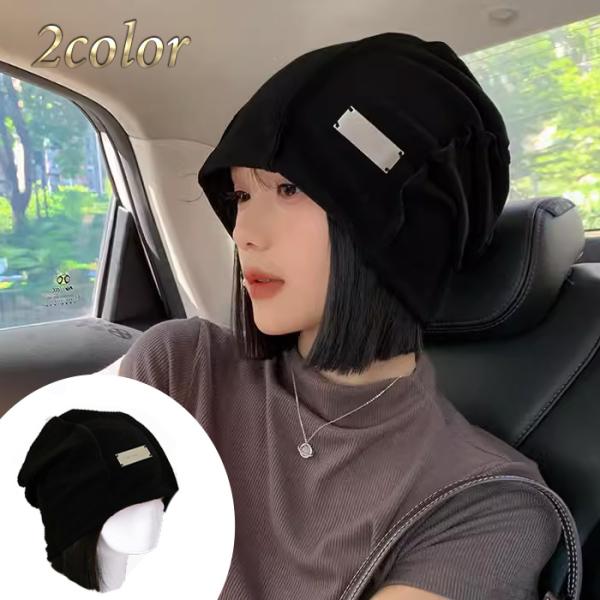 帽子ウィッグ 毛付き帽子 ボブヘア ストレートヘア 可愛い スウェットキャップ 医療用かつら ウィッグ付き帽子 ウィッグ 髪付き かつら付き 送料無料