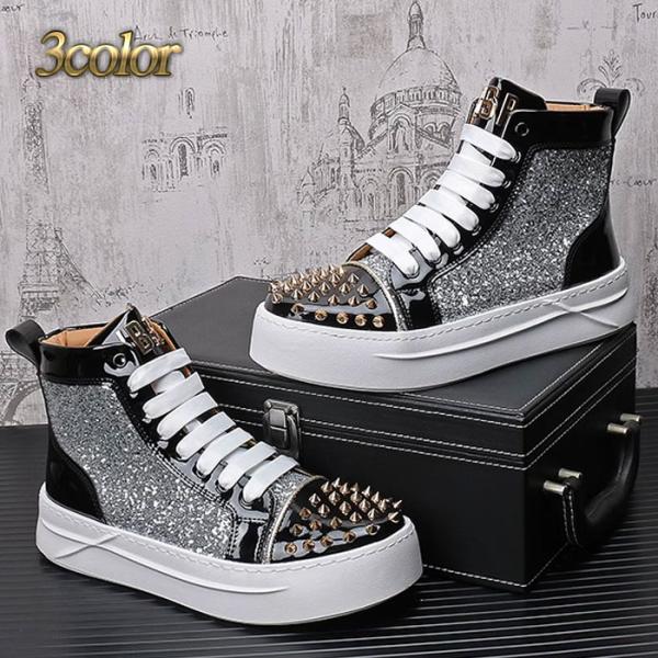 ⭐⭐LV メタリックシルバー ハイカットスニーカー⭐⭐⭐ LV メタリックシルバー ハイカットスニーカー - メルカリ