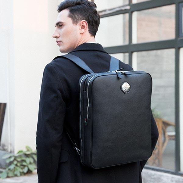 バックパック リュックサック ビジネスバッグ メンズ レディース 3way イタリアンレザー 男女兼用 本革 ダブルファスナー イタリアブランド Pm Bp500 Kokoa 通販 Yahoo ショッピング