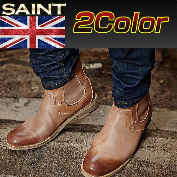 メンズ ショートブーツ ブローグ 本革 ブーツ サイズ交換 メンズブーツ 人気 ワークブーツ メンズ ブーツ 本革 ハンドメイド メンズ ブーツ 高級 本革 Saint As 9 Kokoa 通販 Yahoo ショッピング