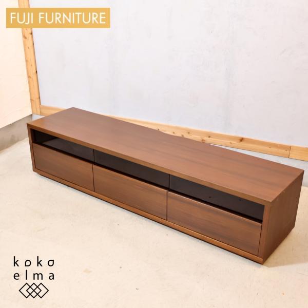 FUJI FURNITURE 冨士ファニチア PUR ピュール ウォールナット材 テレビ