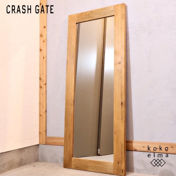 クラッシュゲート□Knot antiques□ピースミラー□鏡□立て掛け