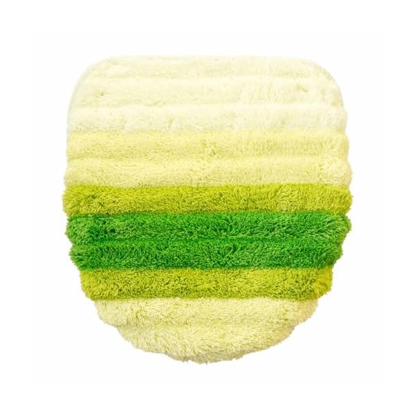 グリーン/トイレマット(レギュラー)/-・Color:グリーンSize:トイレマット(レギュラー)・パッケージ個数:1・本体サイズ:約60×60×2.5cm・素材・材質:アクリル95%、ナイロン5%・原産国:中国・裏面すべり止め加工・消臭加工