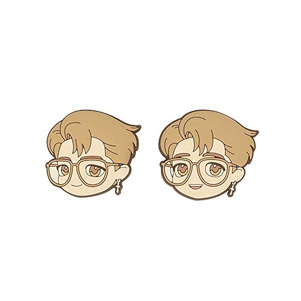 ピンバッジベージュ/-/-