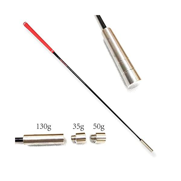 HH-GOLFゴルフスイングスピードトレーニング器、3 in 1でクラブ重量を