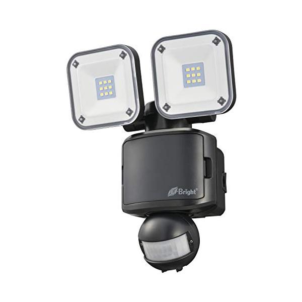 他サイト： オーム電機 E-Bright LEDセンサーライト 乾電池式 2灯 LS-B285A19-K 06-4239 OHMの商品画像