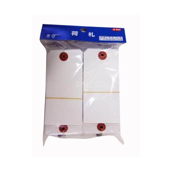 大荷札(針金付き) 200枚無地/60mm×120mm/A-328・Size:60mm×120mmStyle:大荷札(針金付き) 200枚・パッケージ個数:1・原産国:日本・材質:紙・針金