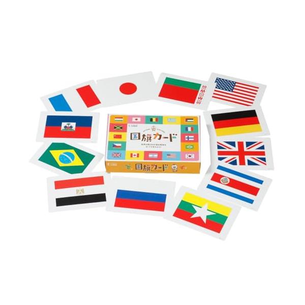 七田式ドッツセット・国旗カード・名画カード・都道府県カード【欠品なし】 七田式国旗カード世界180か国の国旗をカードで覚えよう : ココモモーズ