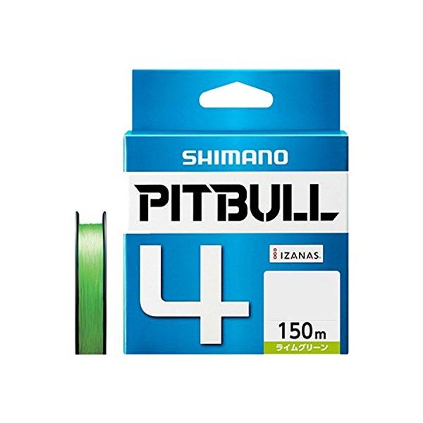 シマノ(SHIMANO) PEライン ピットブル 4本編み 150m 0.5号 ライムグリーン 10.3lb PL-M54R