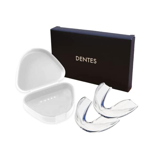 他サイト： 【歯科医師監修】お湯につけるだけの【簡単型取りマウスピース】 2個入りセット 専用ケース付き 防止 グッズ 対策 ナイトガード 型取りタイプ 睡の商品画像