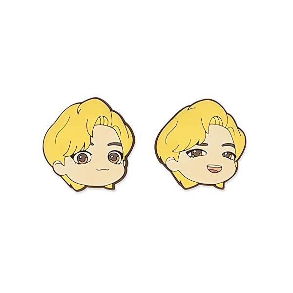 説明  ●商品名：TinyTAN Dynamite ラバーピンバッジ ●素材：ラバー、メタル ●サイズ：RM - 32 x 33 (mm) Jin - 約 34 x 34 (mm) SUGA - 約 35 x 35.5 (mm) j-hop...