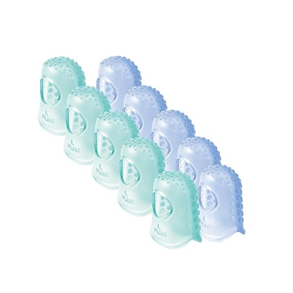 カラーミックス(ブルー、グリーン)/L/KM-403H MIX・Size:L・パッケージ個数:1・規格：Lカラー：カラーミックス長さ：28.mm内径：φ17.mm材質：合成ゴム数量：1個入内容：ブルー・グリーン各色5個入り・メーカー品番：4...