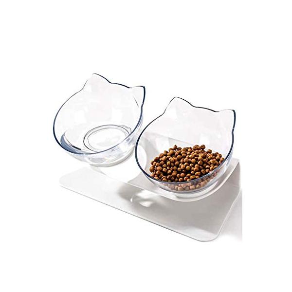 他サイト： Exodar ペットボウル 猫 えさ 皿 犬 食器 猫 食器 猫 フードボウル 猫 皿 ダイニングテーブル ペットボウルスタンドセット ダイニンの商品画像