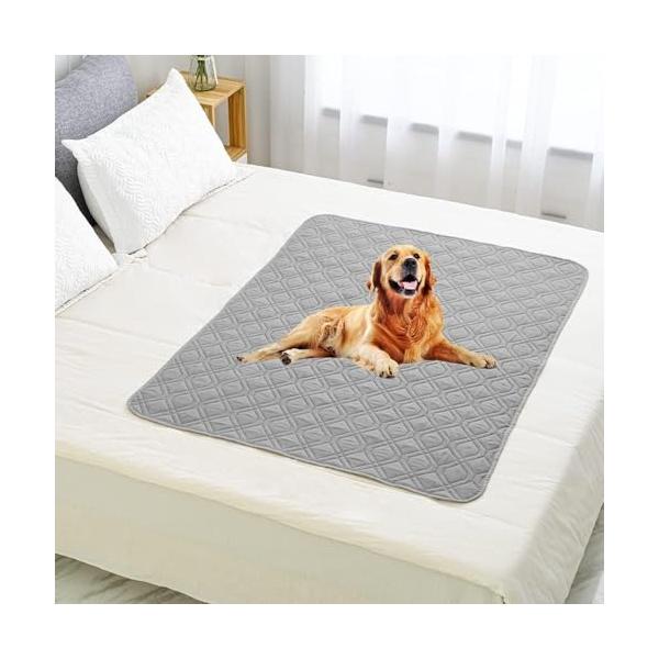 ライトグレー＆ダークグレー/130*150CM/BOOMAGU-SXG01・Color:ライトグレー＆ダークグレーSize:130*150CM・? 完全防水この防水シーツは5層の高密度複合材料で作られており、二重の防水保護が可能です。ペット...