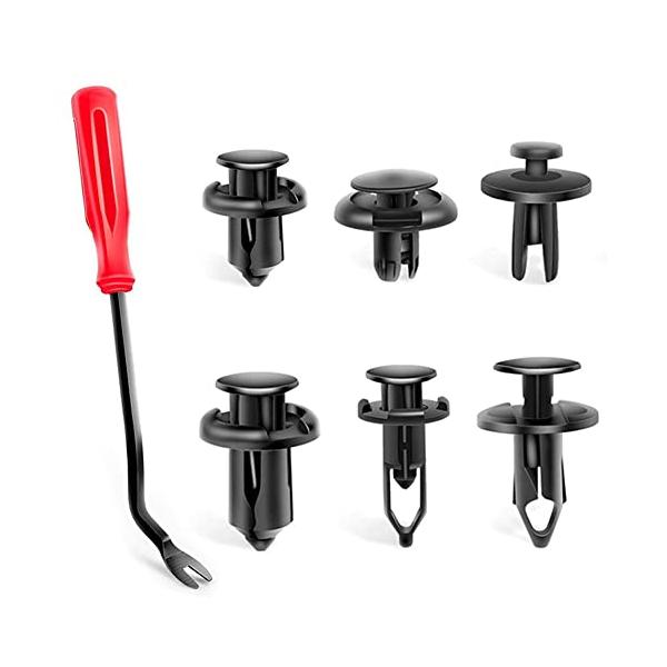 他サイト： J.H.T 自動車用 リベット クリップ プラスチック 120個入り 6種類 バンパー トリムパネル ファスナー 押し込み式ト 汎用の商品画像