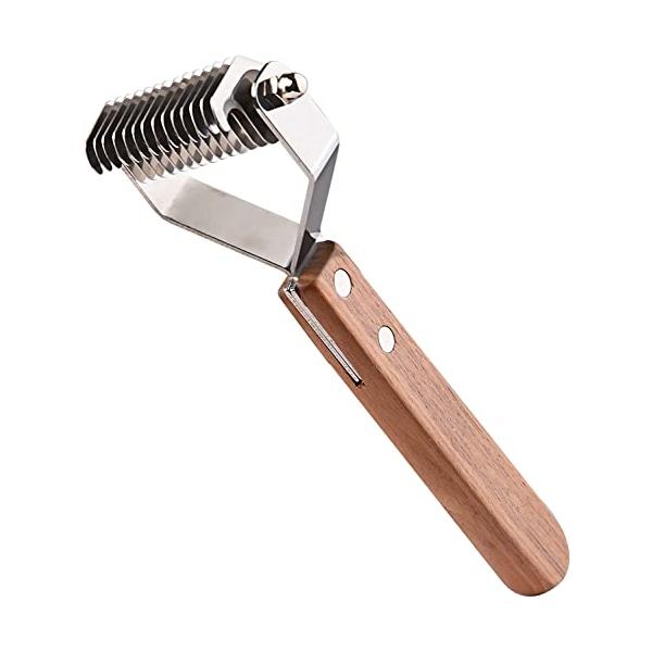 茶色|シルバー/S/-・Size:S・パッケージ個数:1・安全性：犬毛玉取りのブレード先端は丸いデザインされ，ペットの皮膚に傷つけなく、スムーズにグルーミングができます，安全に結び目を処理できます。・操作便利：ペットが換毛期間に、優しく撫で...