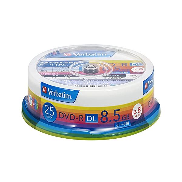 Verbatim DVD-R DL データ用（25枚）　 6個　計150枚 バーベイタムジャパン(Verbatim Japan) Verbatim 1回記録用 DVD-R DL