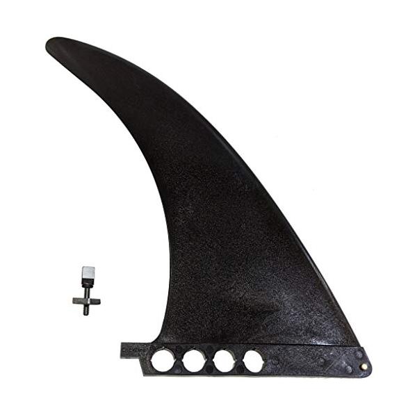 黒 (ネジ付き)/-/SS-CF11・センターフィン 11 (28cm) / 9mm x 185mm ベース・サーフボード用　〜　ロングボード用　〜　パドルボード用　〜　SUP用　〜　airSUP用・11インチ フィン　（black pla...