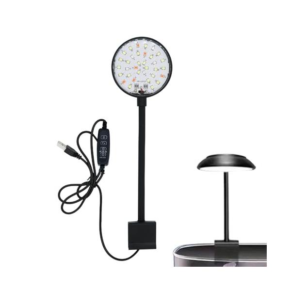 ミニマリストブラック/-/-・調整可能360回転と柔軟なヘッド角度を備えたこの水槽 ライトは、さまざまな照明ニーズを簡単に満たし、水生生物の繁栄に幅広い照射を提供します。・3H/9H/12Hタイマー設定可能モコンを使用して、タイマーを簡単に...